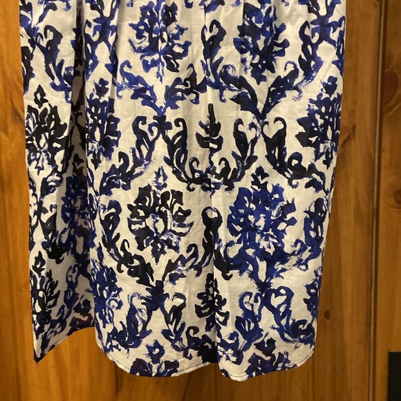 Milly Minis Girls V-Neck Coverup Blue/White Print Size 14 NWT - Picture 9 of 11